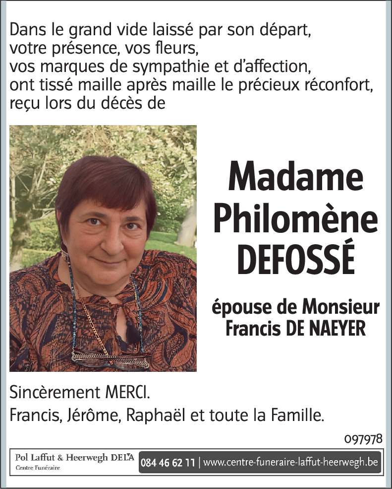 Philomène DEFOSSÉ