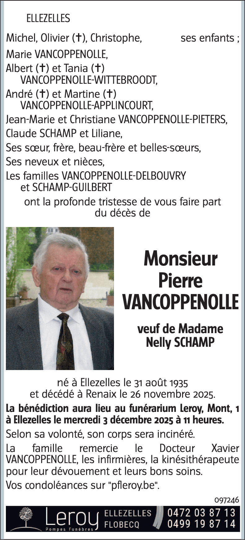 Pierre VANCOPPENOLLE