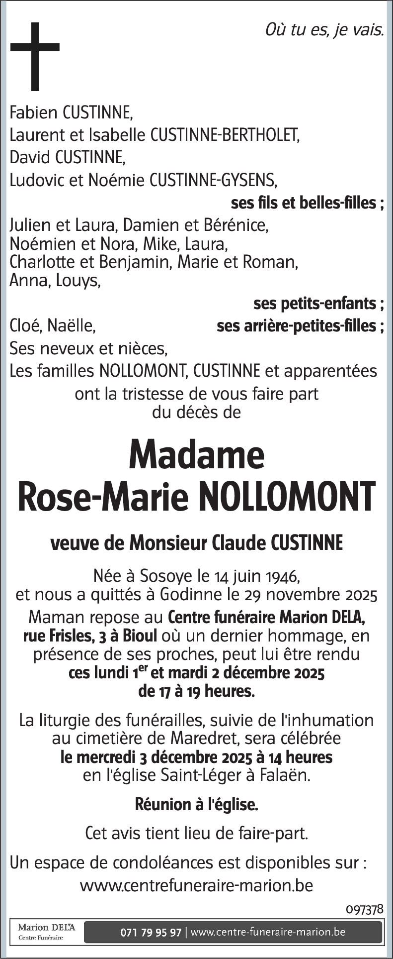 Rose-Marie NOLLOMONT