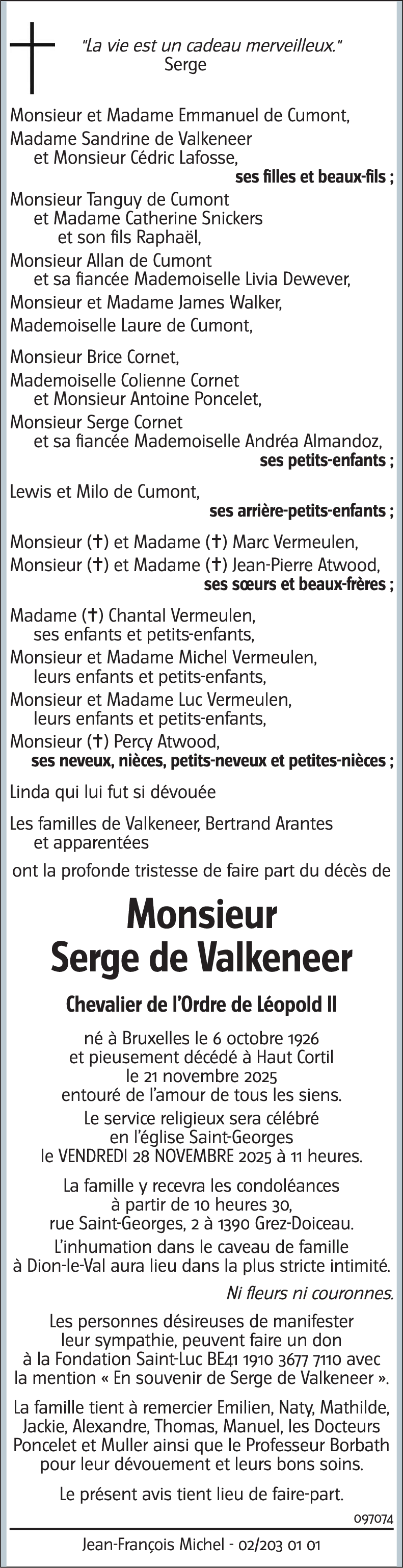 Serge de Valkeneer