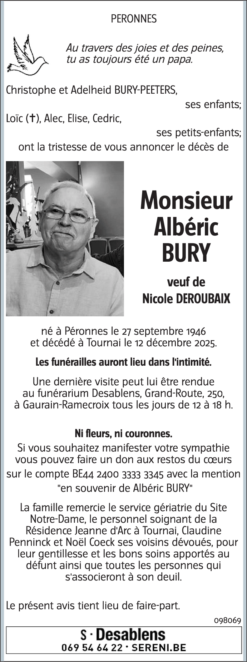 Albéric BURY
