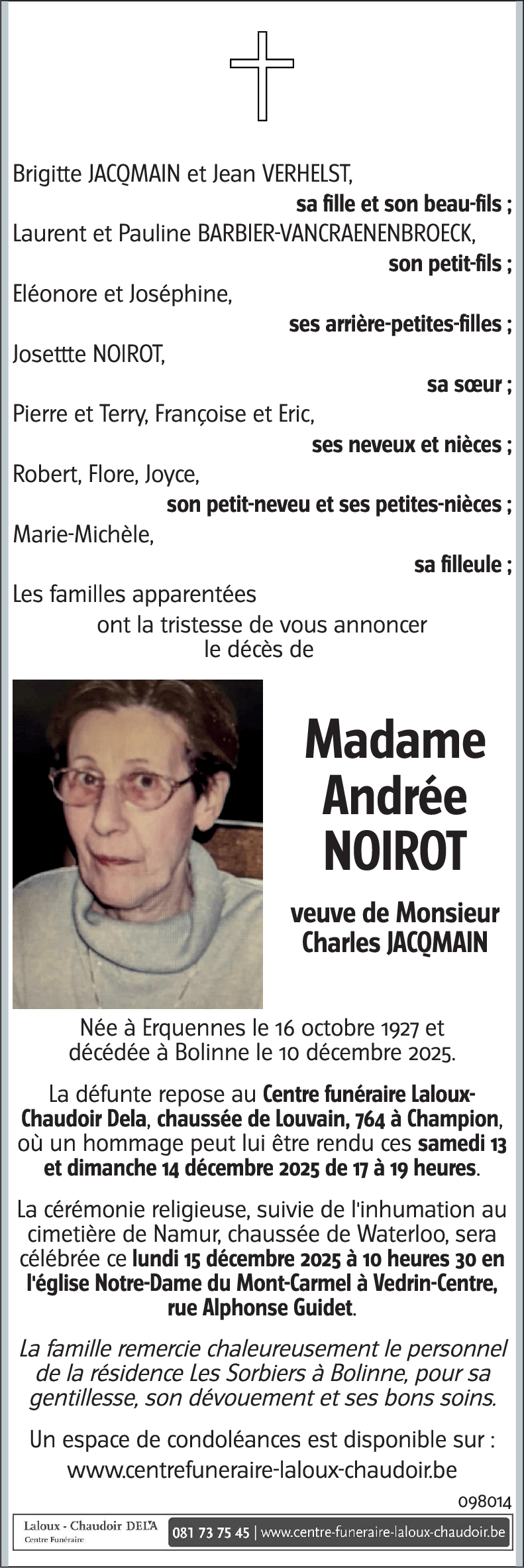 Andrée NOIROT