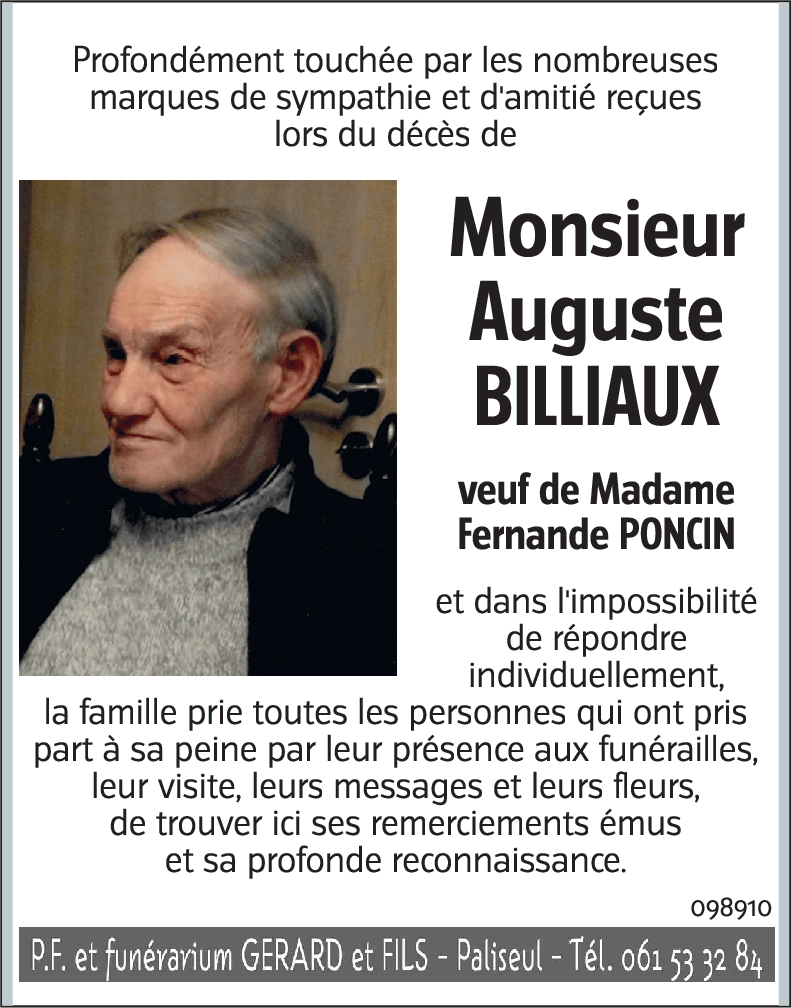 Auguste BILLIAUX