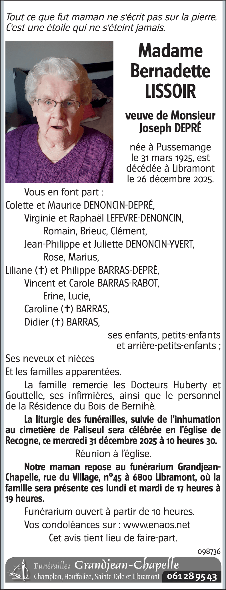 Bernadette LISSOIR