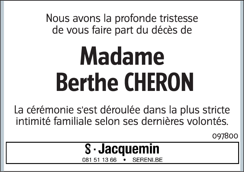 Berthe Juliette Cheron