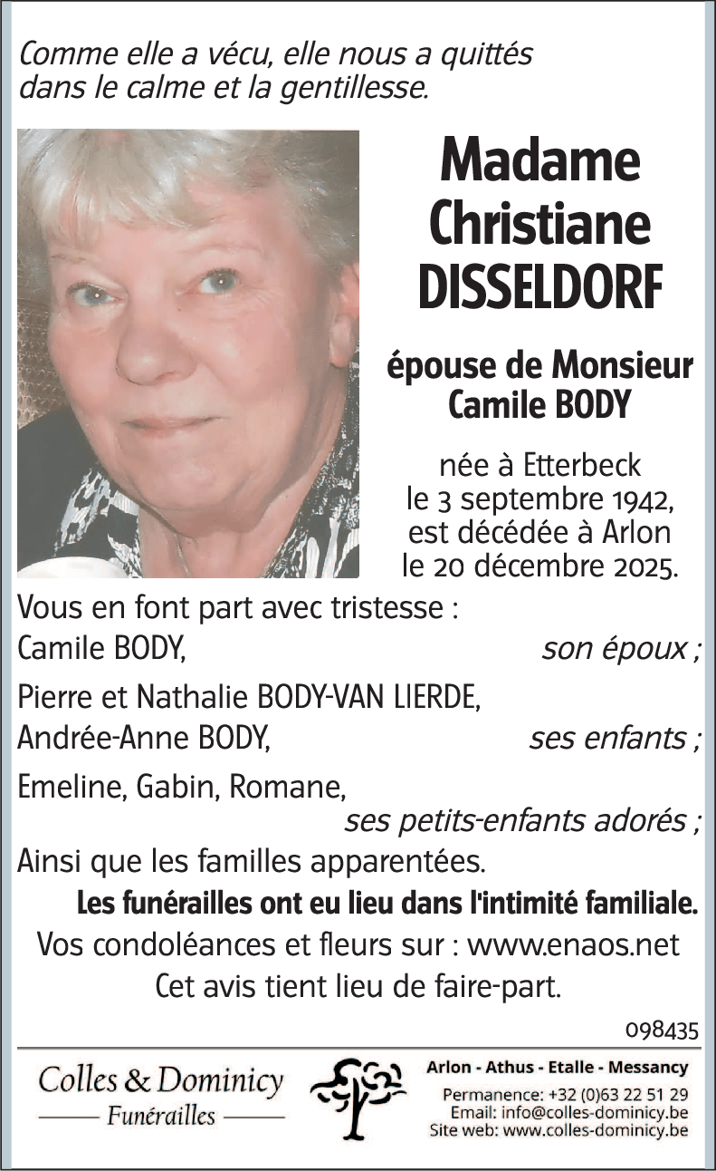 Christiane DISSELDORF