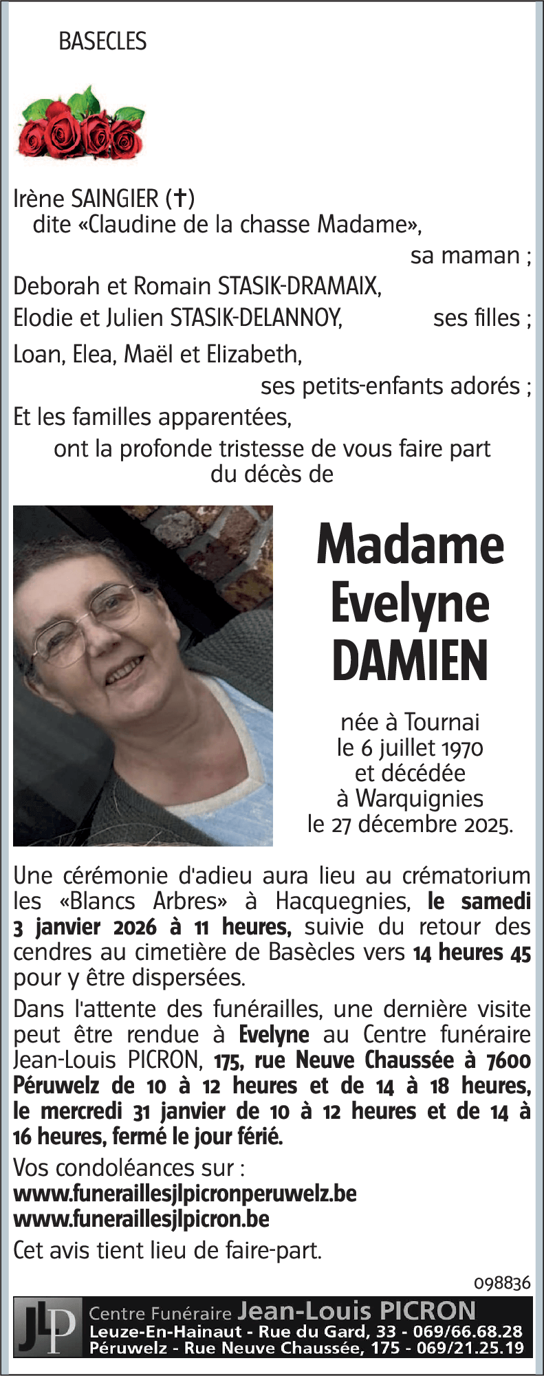 Evelyne DAMIEN
