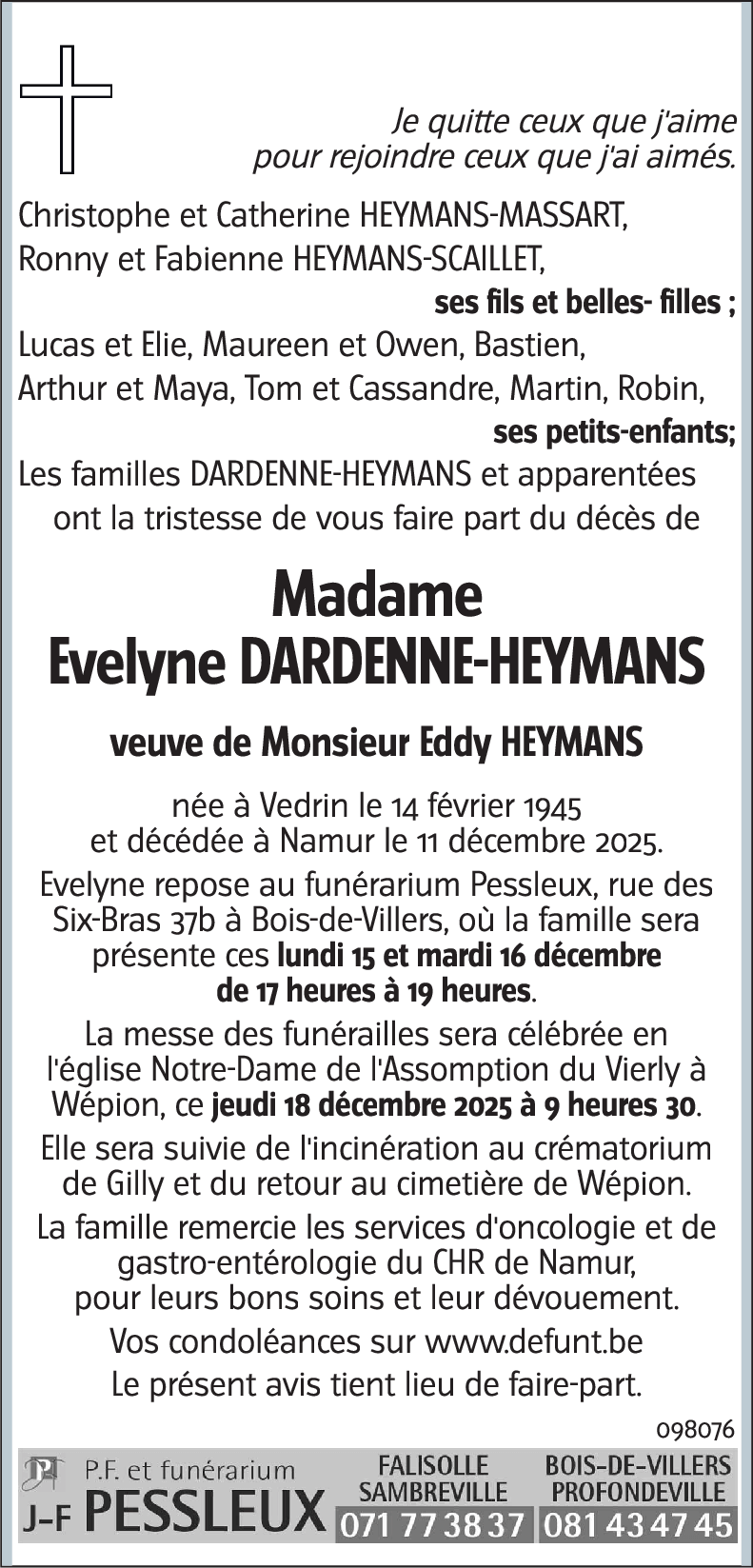 Evelyne DARDENNE-HEYMANS