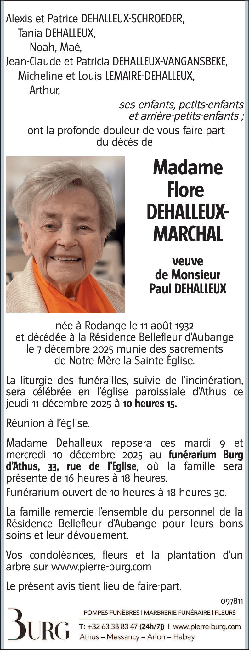 FLORE DEHALLEUX-MARCHAL