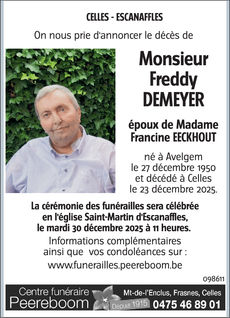 Freddy DEMEYER