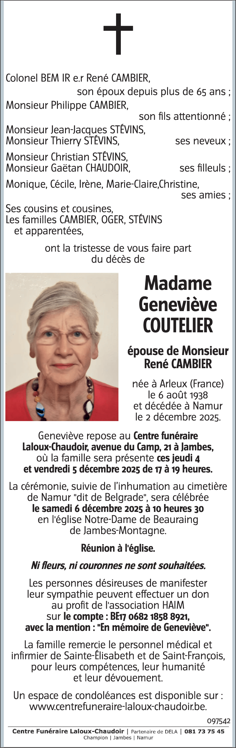Geneviève COUTELIER