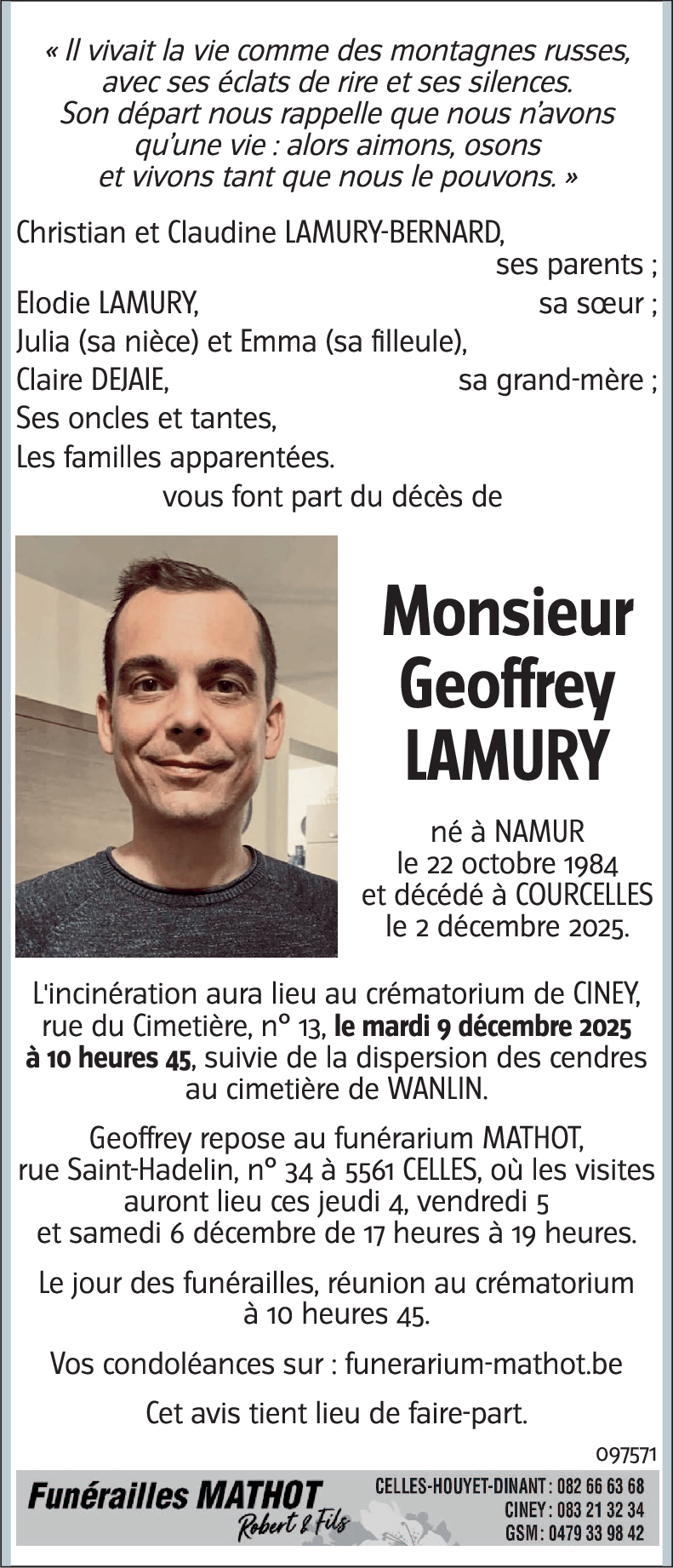 Geoffrey LAMURY
