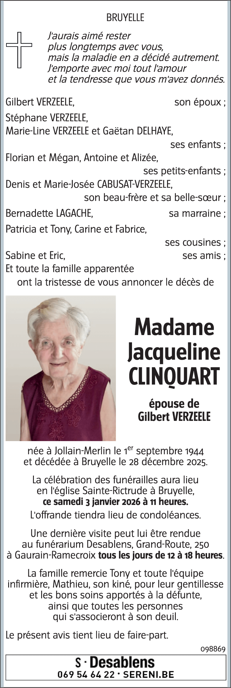 Jacqueline Clinquart