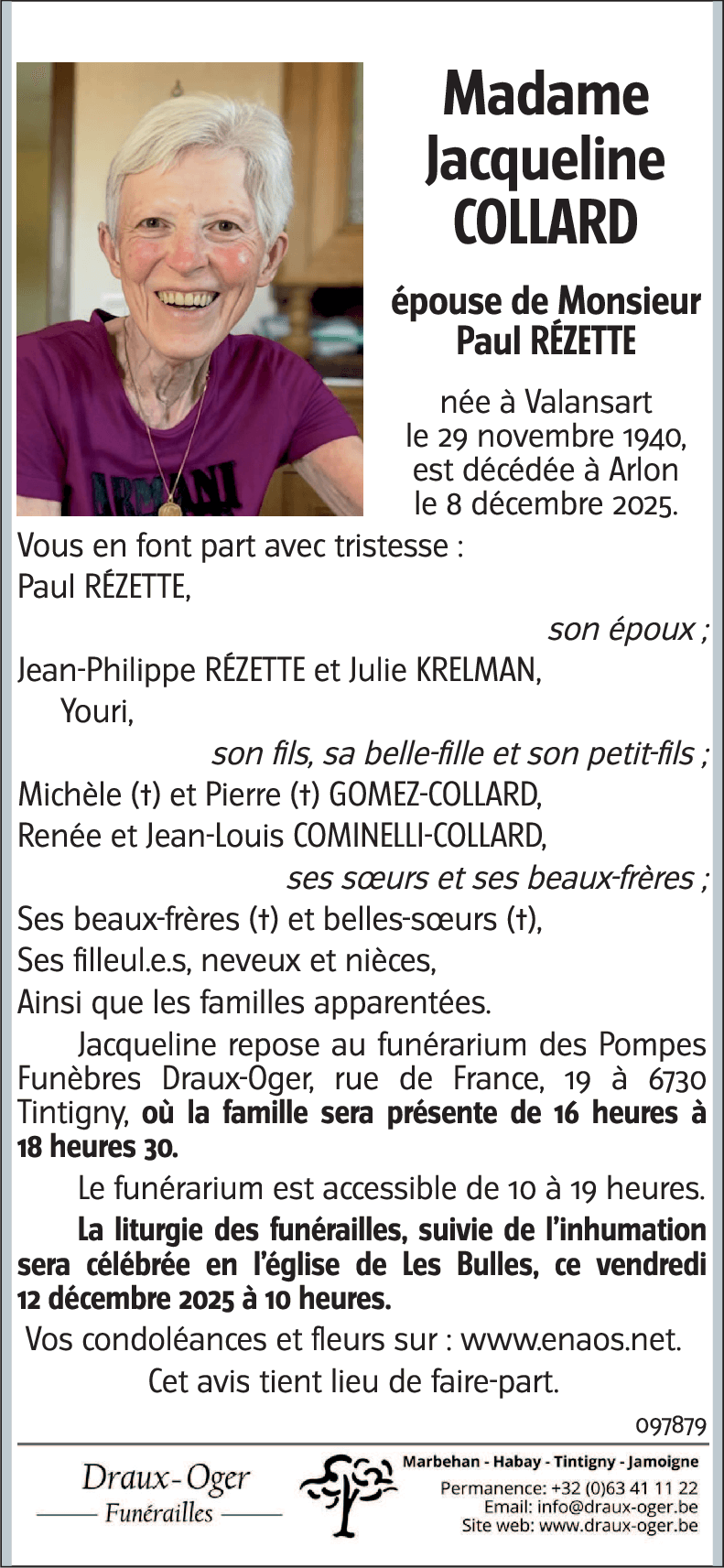 Jacqueline COLLARD
