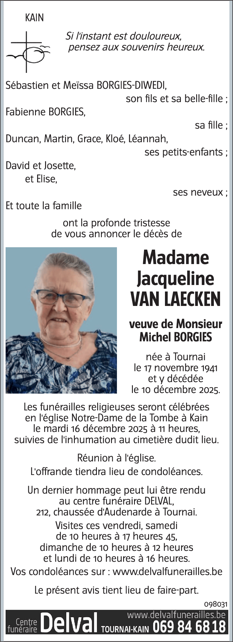 Jacqueline VAN LAECKEN