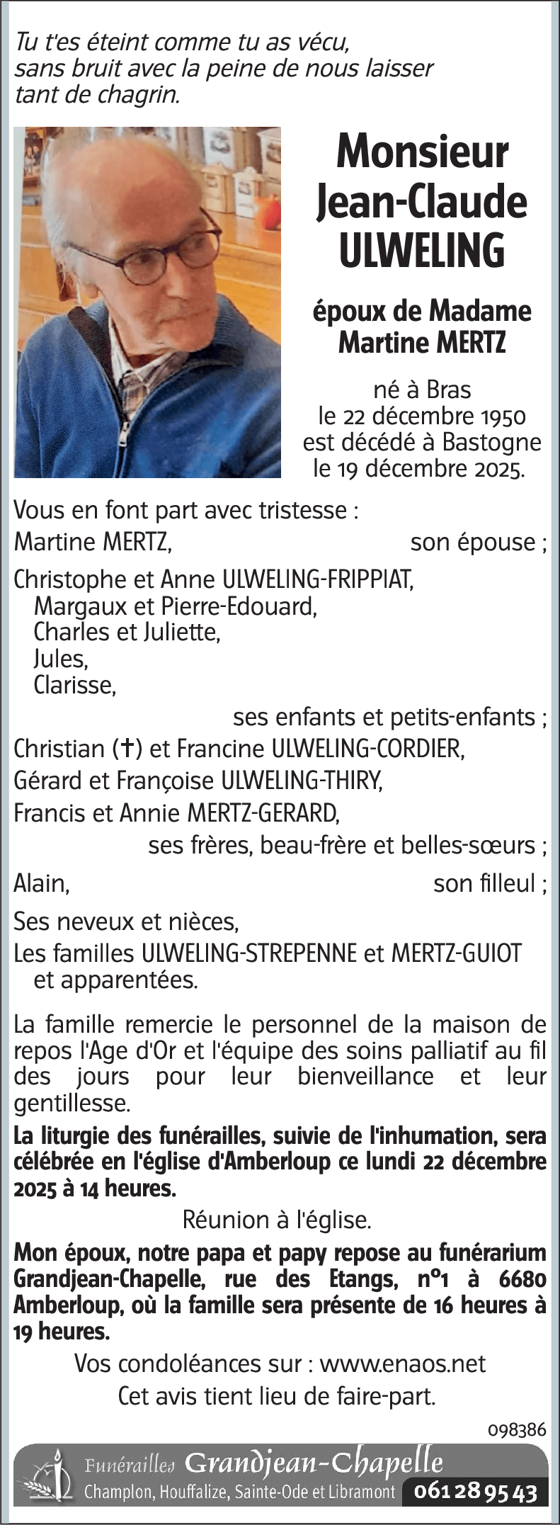 Jean-Claude ULWELING