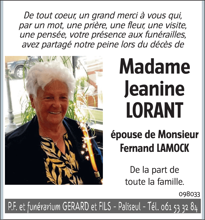 Jeanine LORANT
