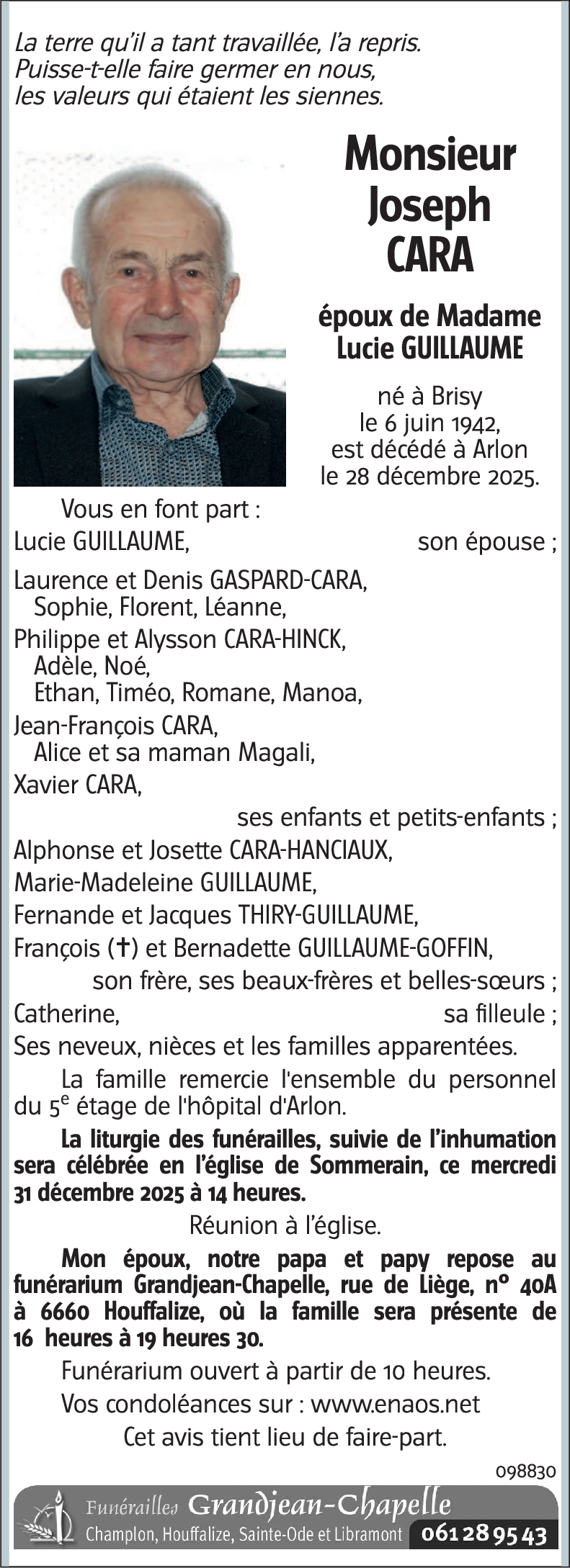 Joseph CARA