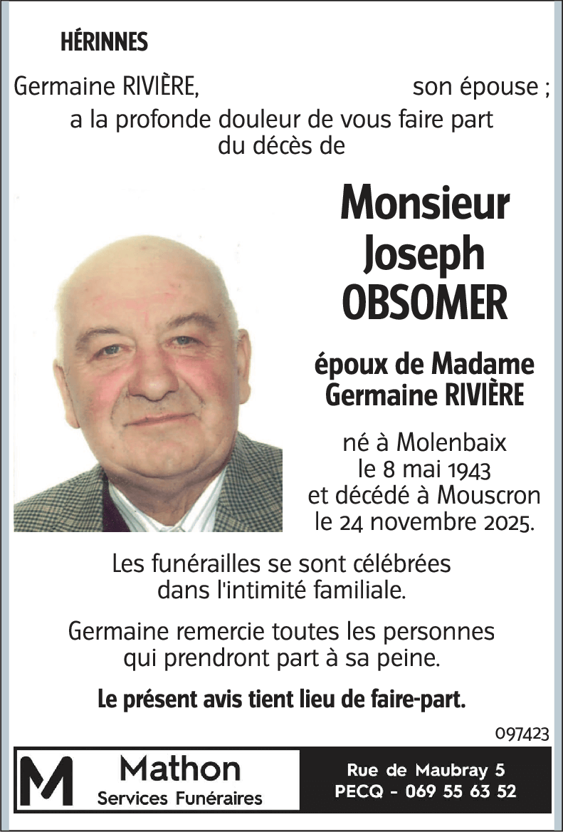 Joseph OBSOMER