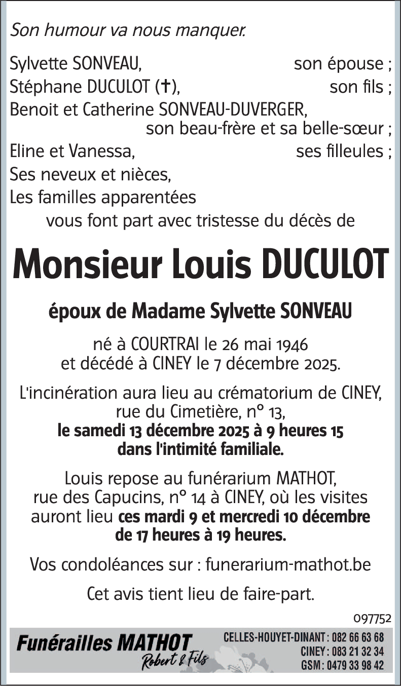 Louis DUCULOT