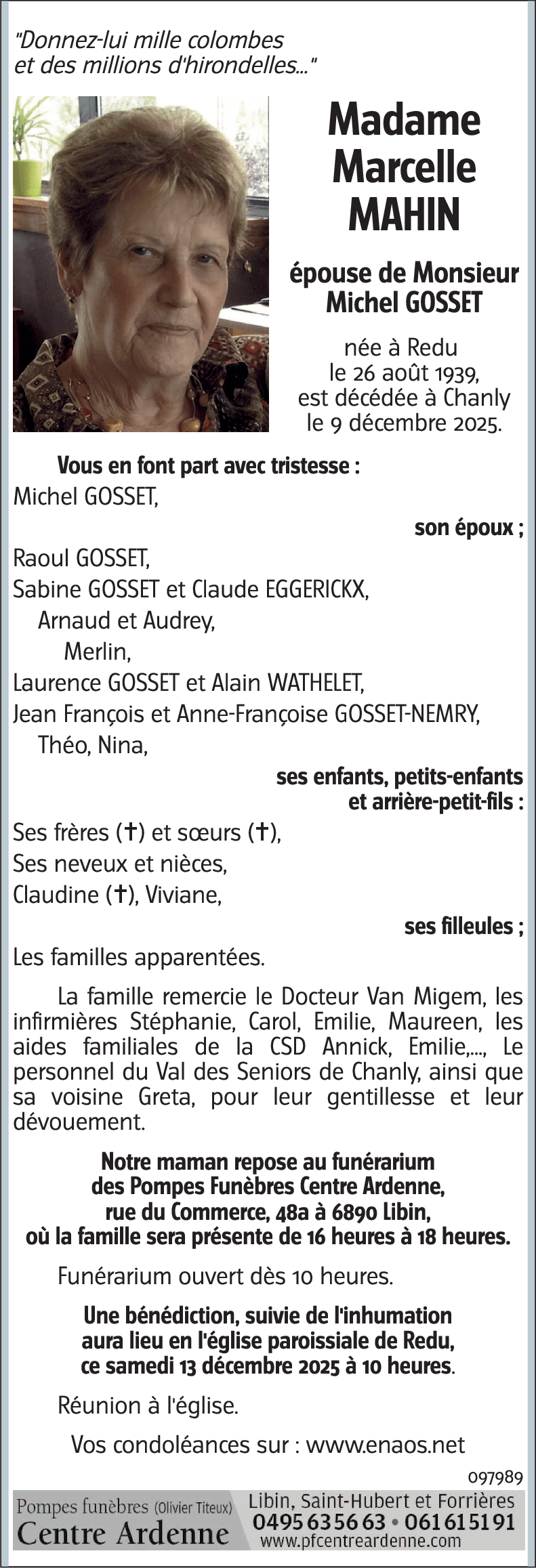 Marcelle MAHIN