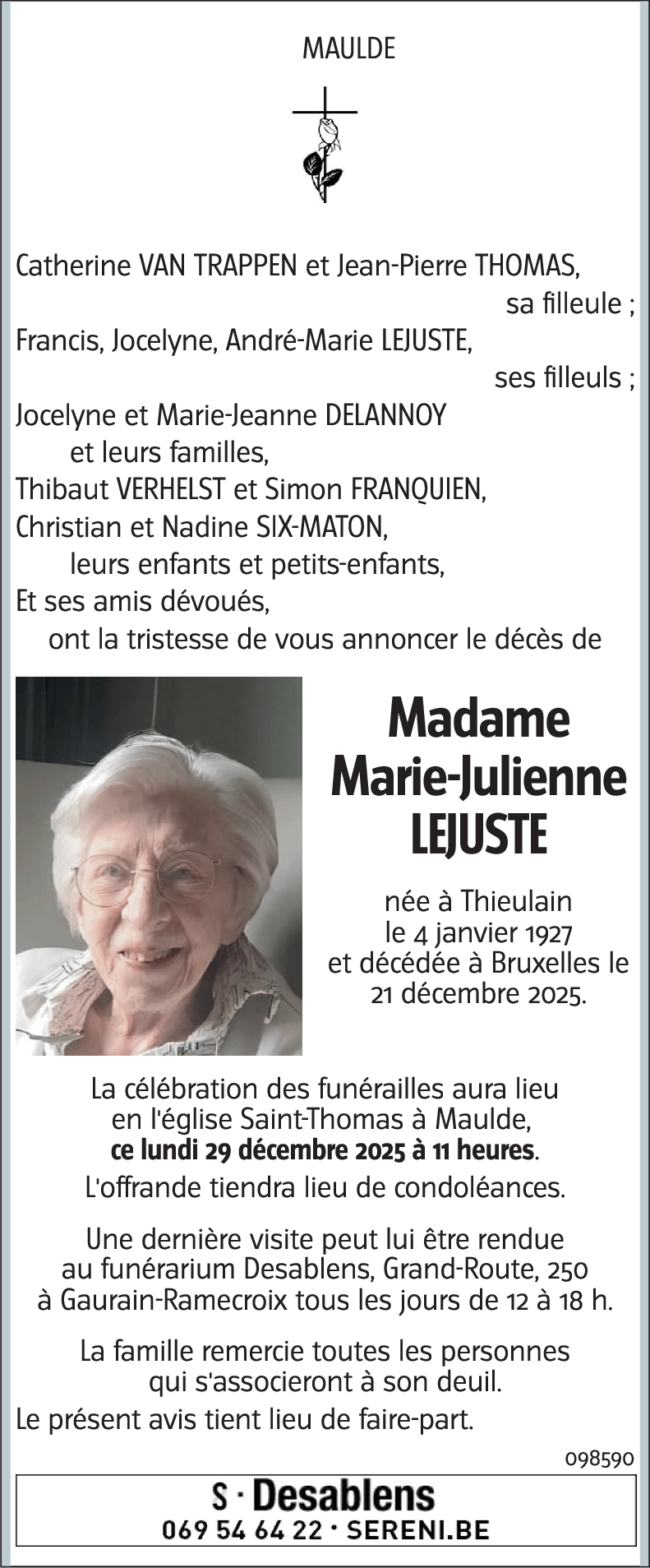 Marie-Julienne LEJUSTE