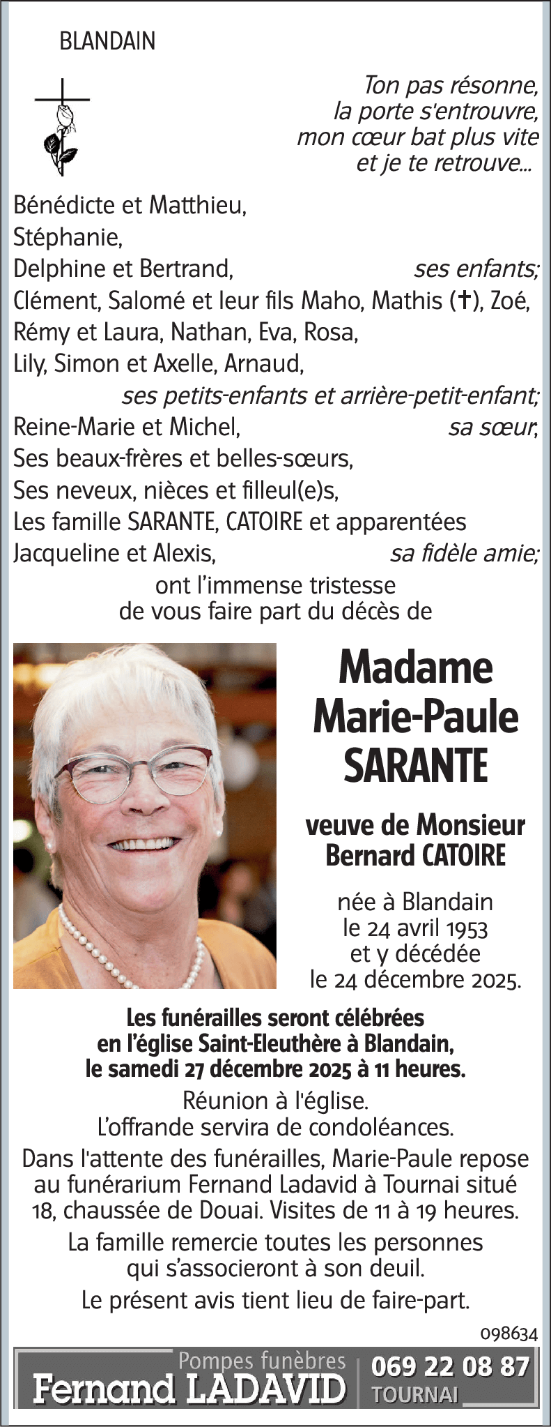 Marie-Paule SARANTE