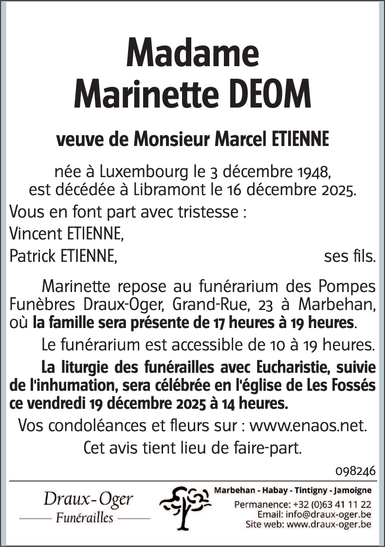 Marinette DEOM