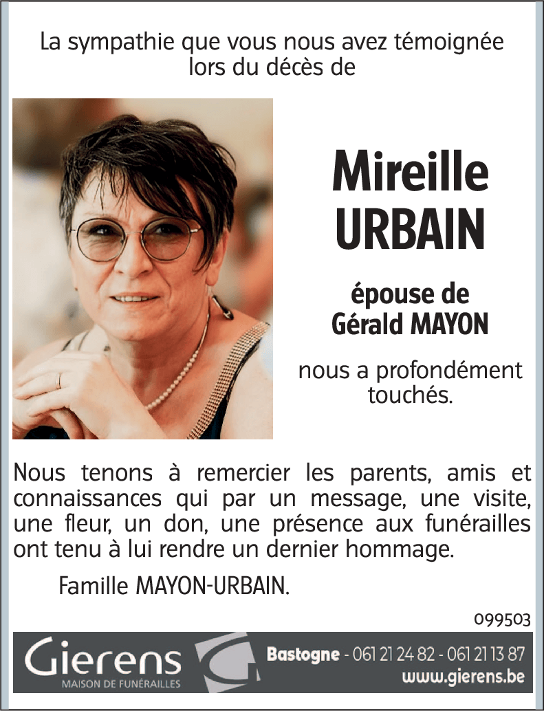 Mireille URBAIN