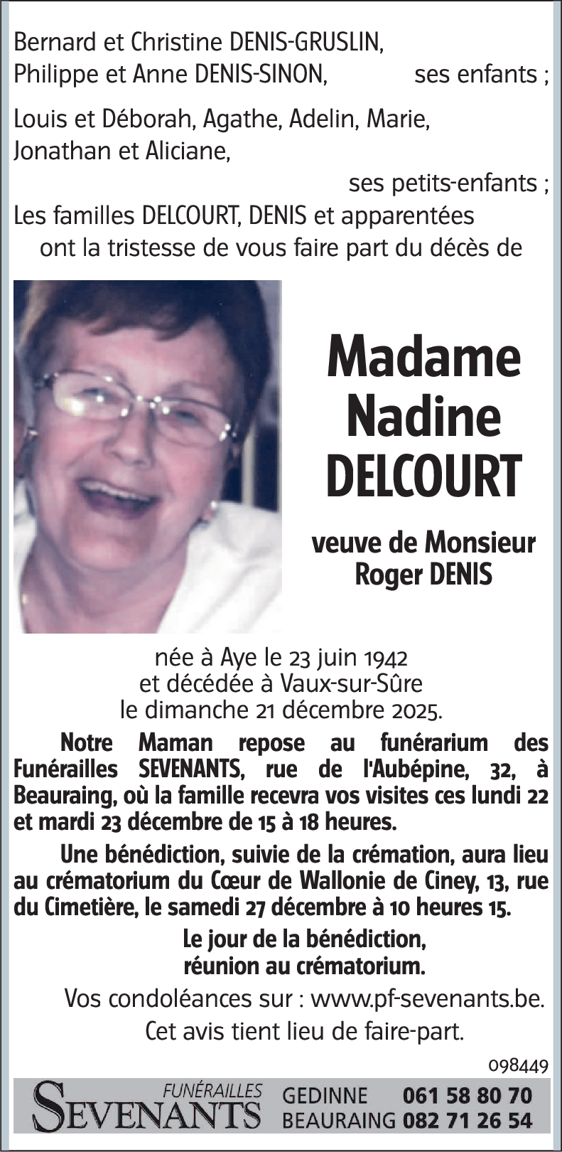 Nadine DELCOURT