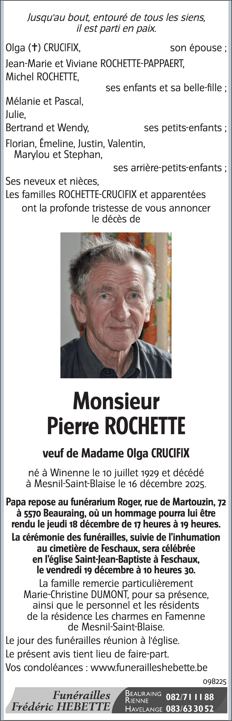 Pierre ROCHETTE