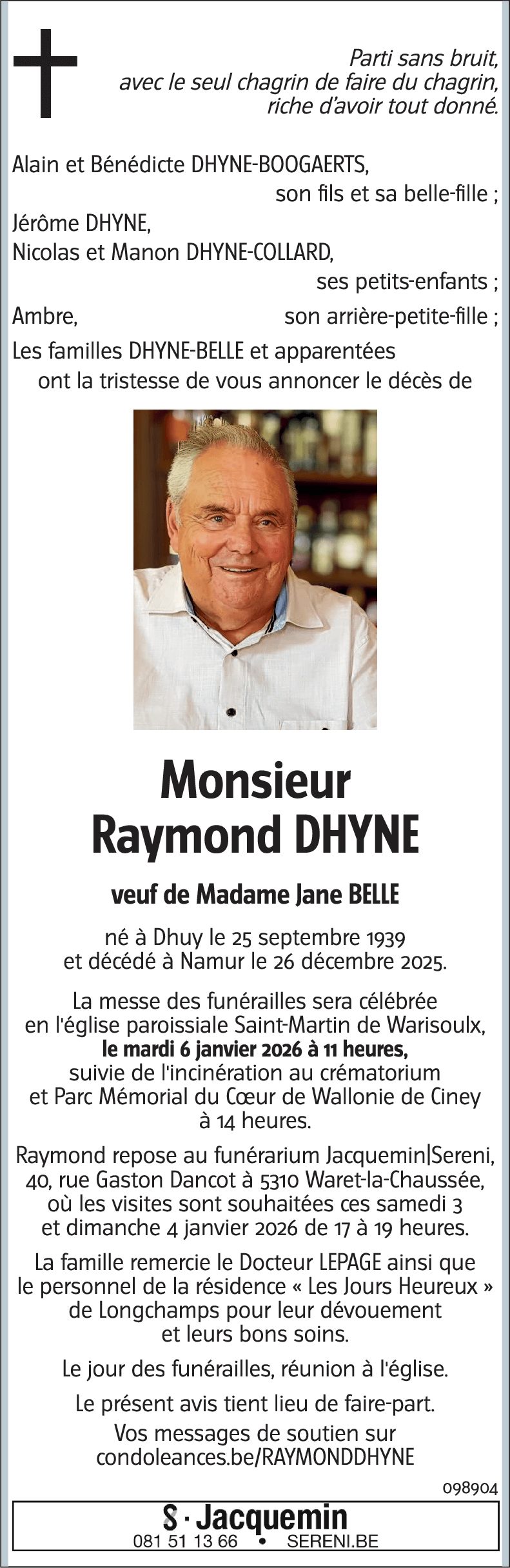 Raymond DHYNE