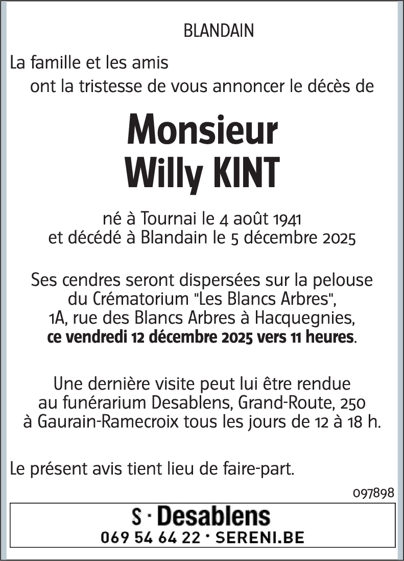 Willy KINT