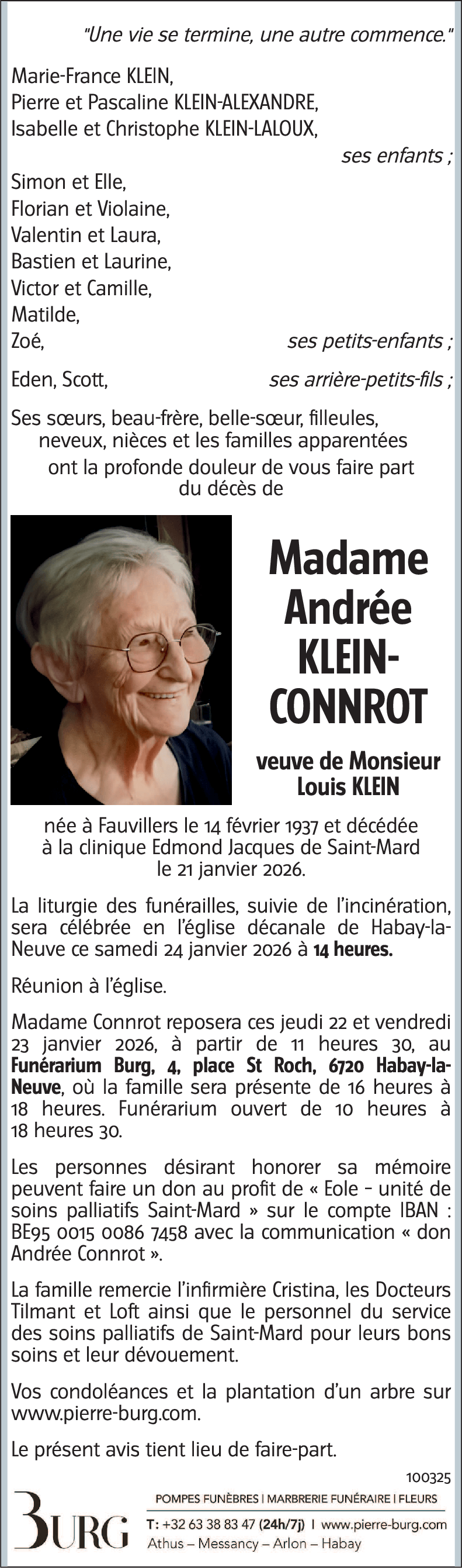 Andrée CONNROT