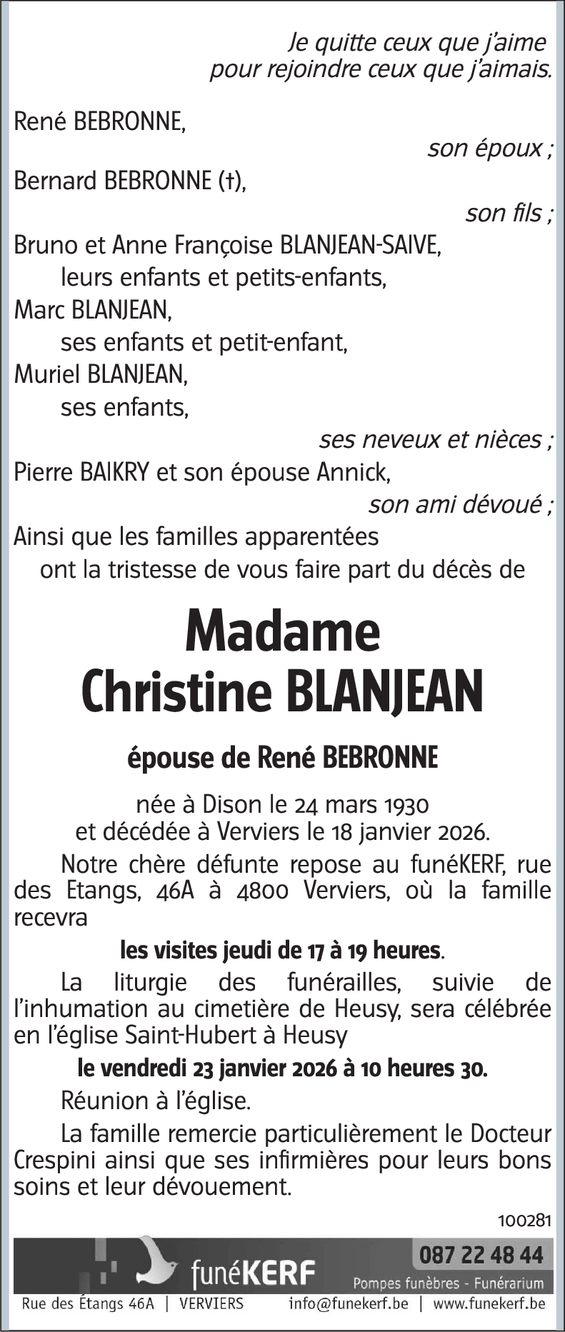 Christine BLANJEAN