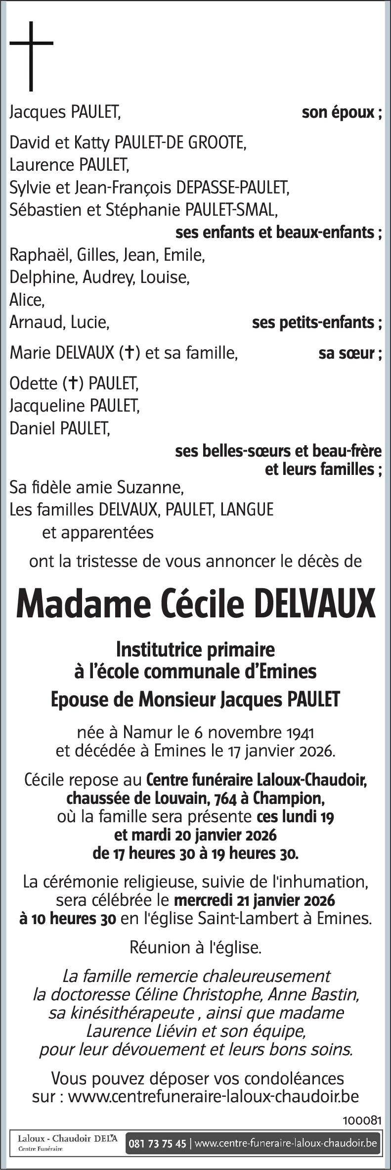 Cécile DELVAUX