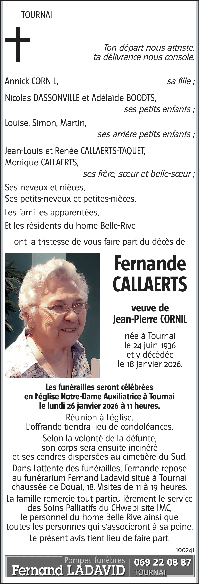 Fernande CALLAERTS