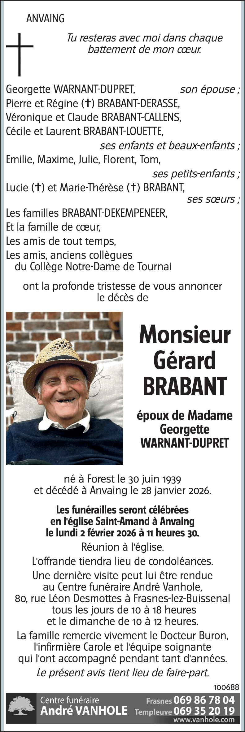Gérard BRABANT