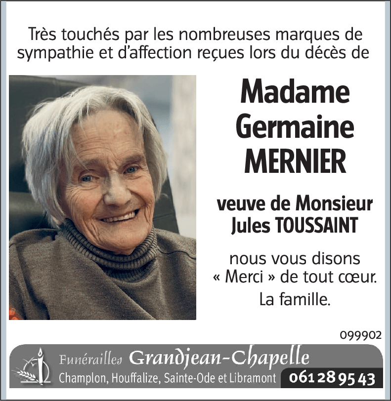 Germaine MERNIER