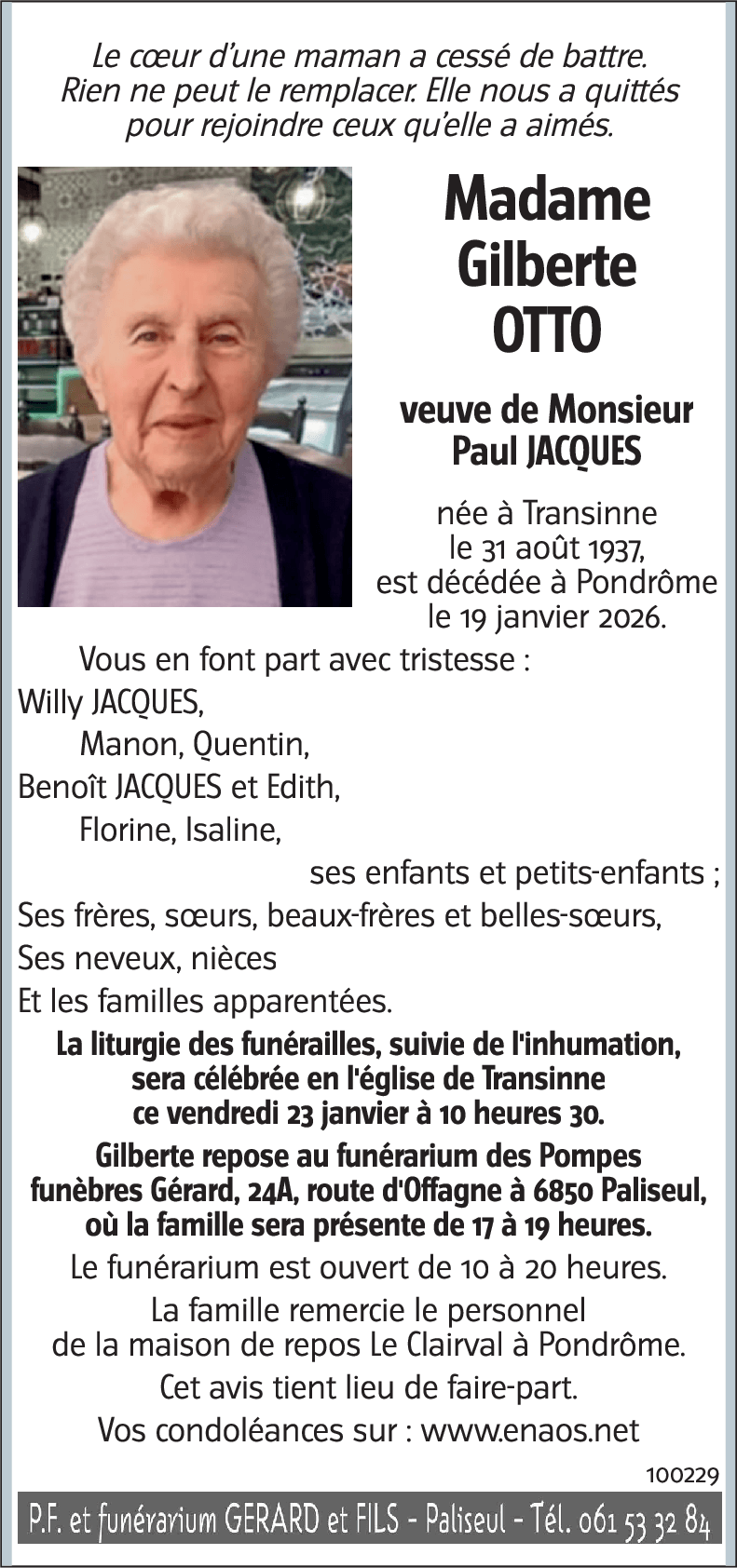 Gilberte OTTO
