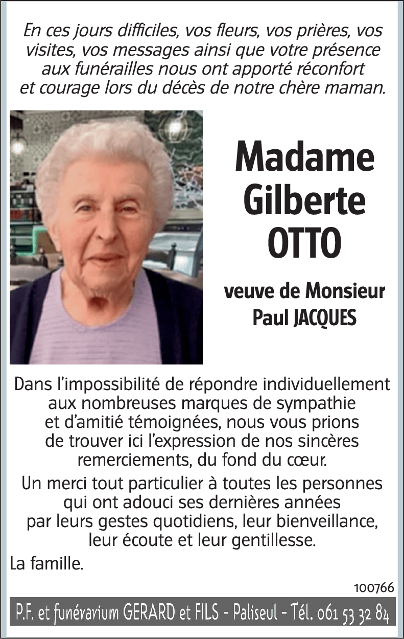 Gilberte OTTO