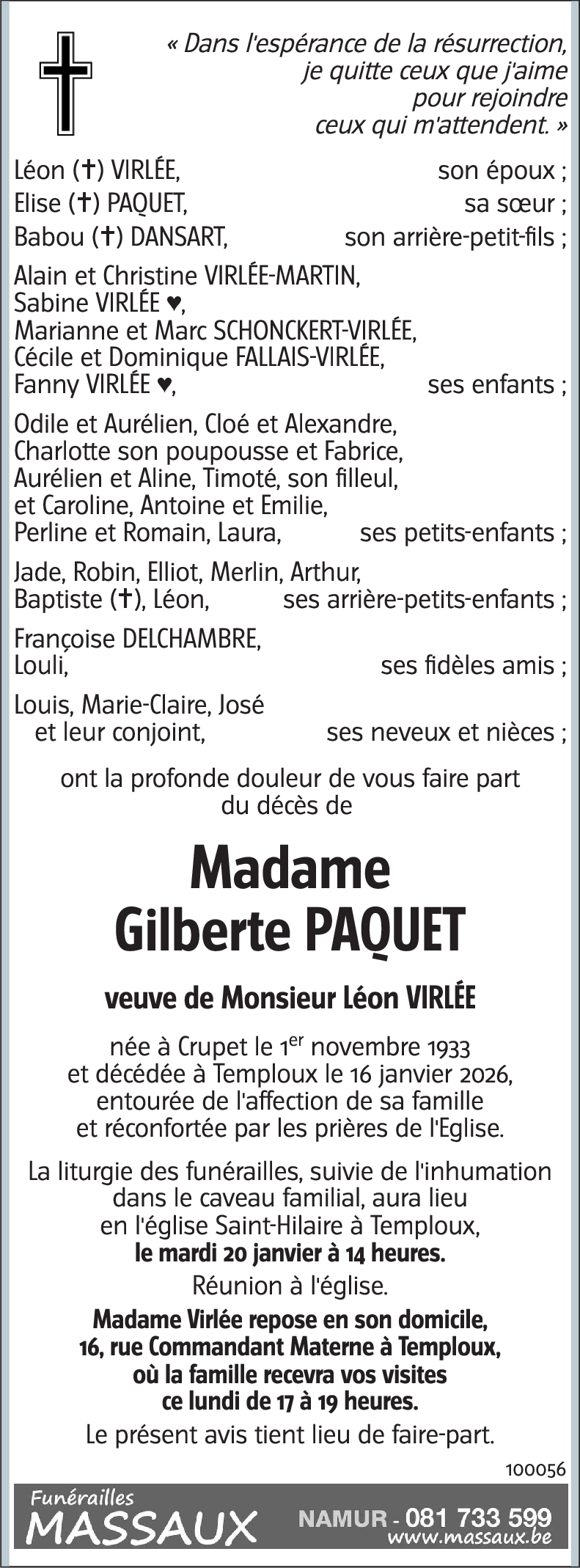 Gilberte PAQUET