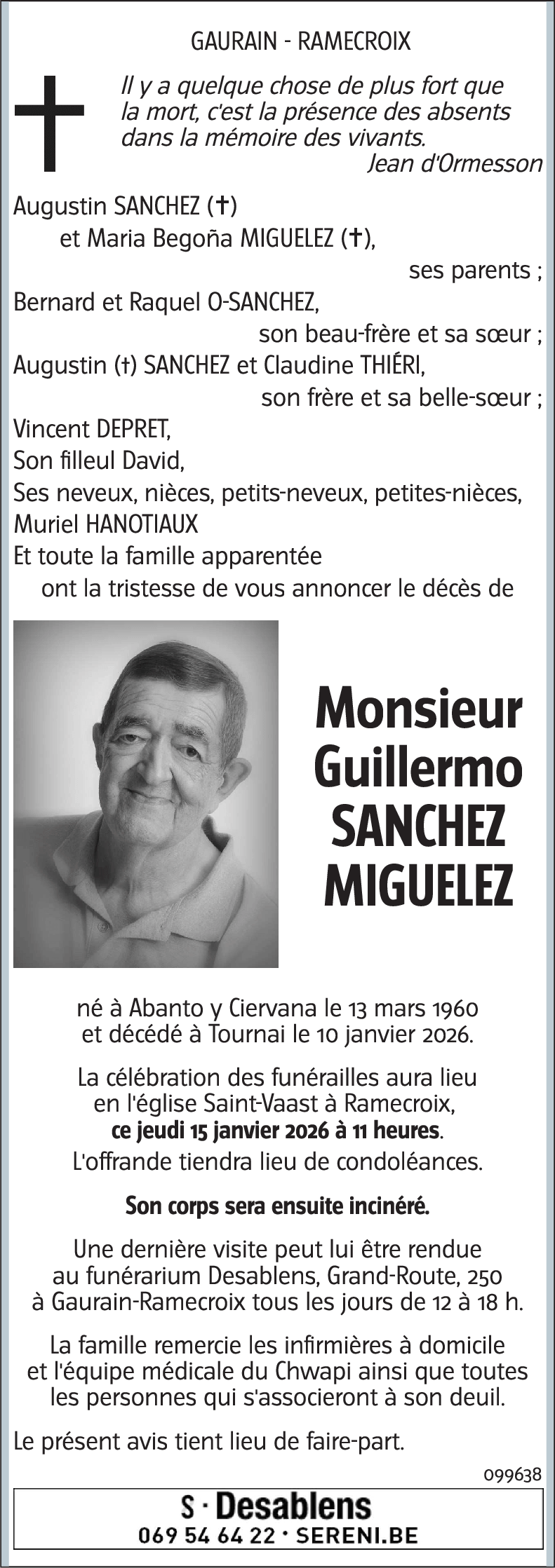 Guillermo SANCHEZ MIGUELEZ