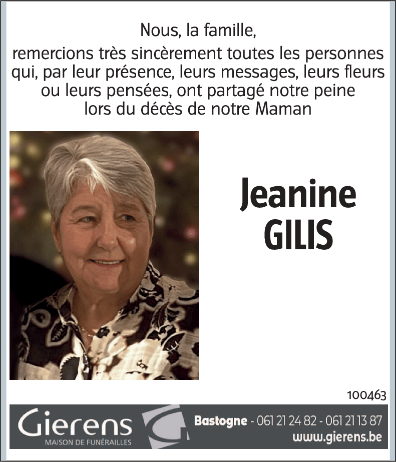 Jeanine GILIS