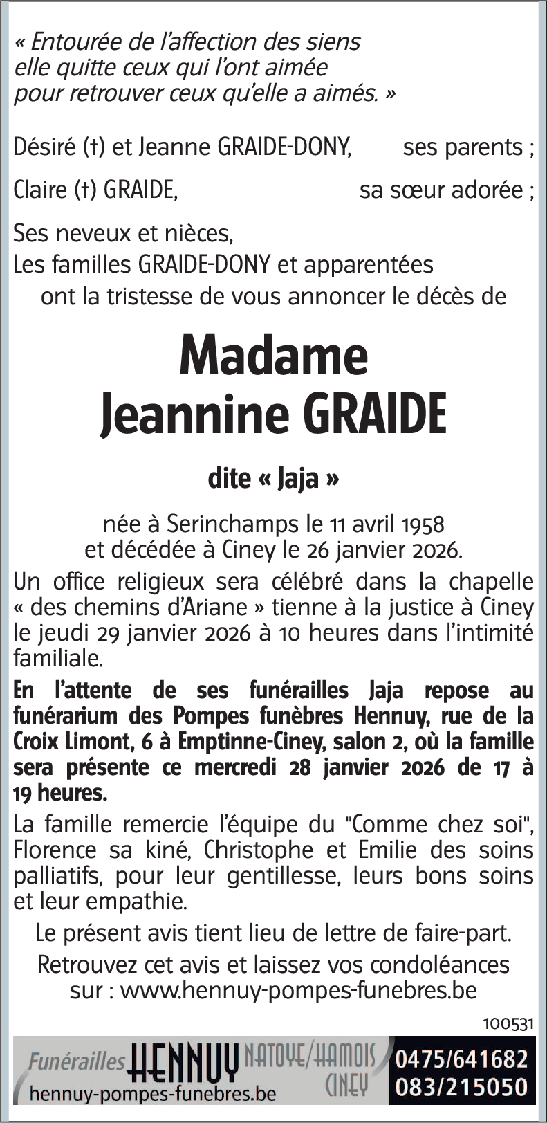 Jeannine GRAIDE