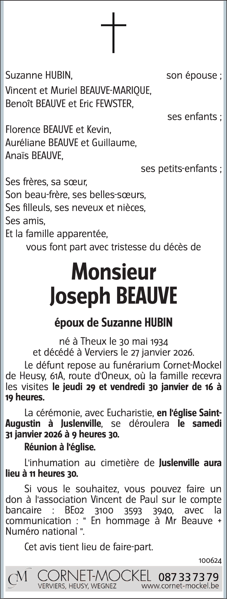 Joseph BEAUVE