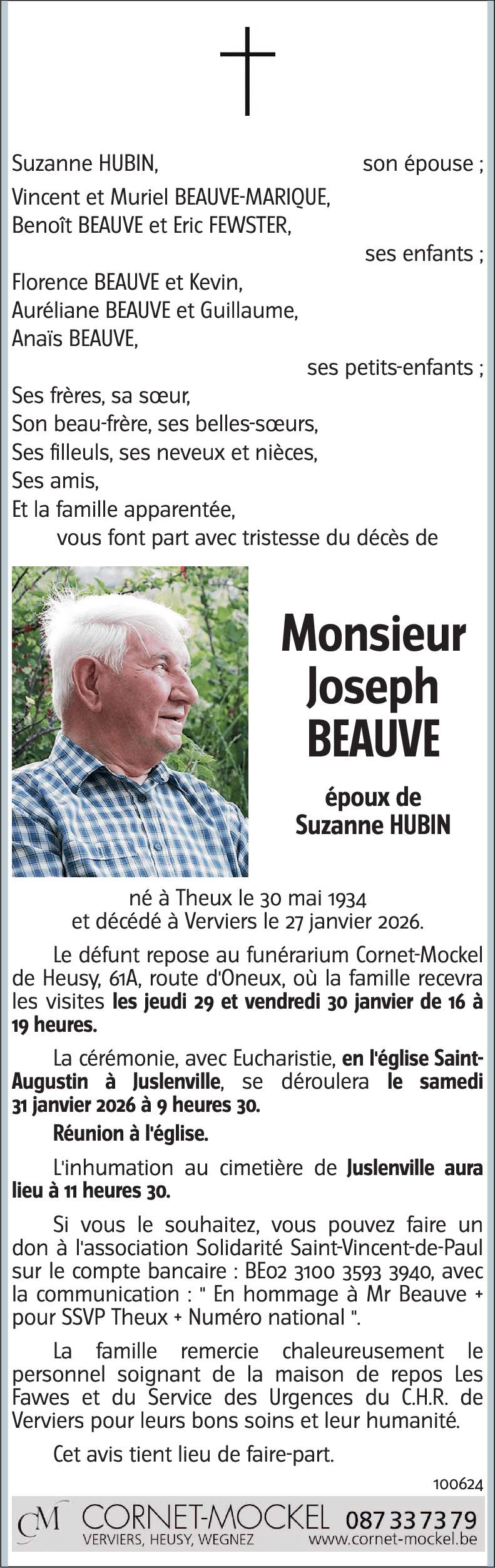 Joseph BEAUVE