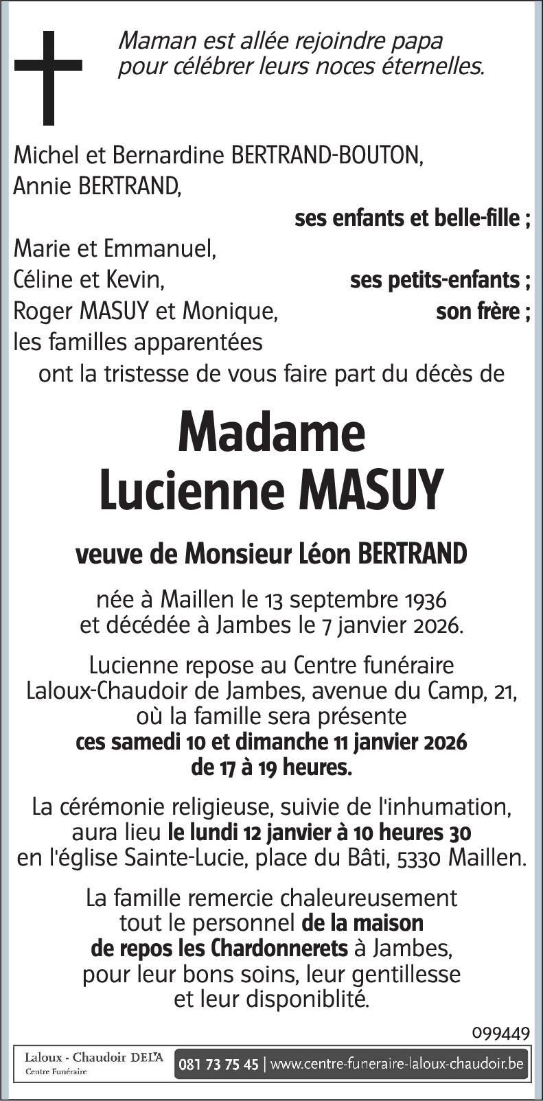Lucienne MASUY