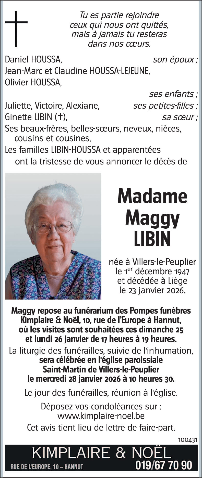 Maggy LIBIN