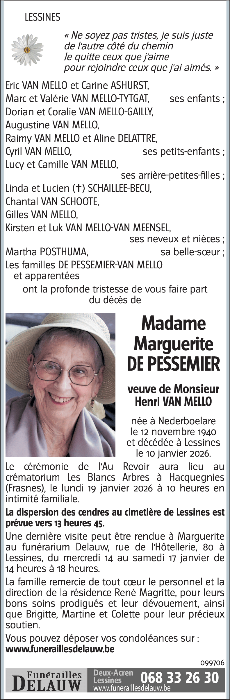 Marguerite DE PESSEMIER